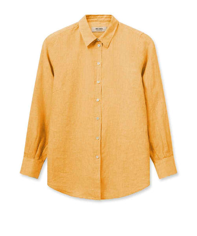 orange linneskjorta