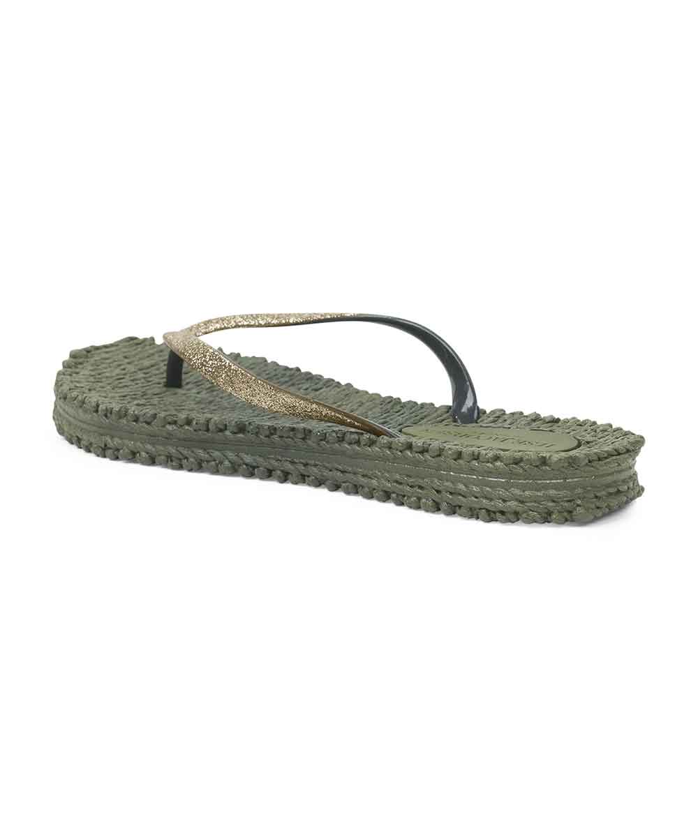 flip flops i khaki