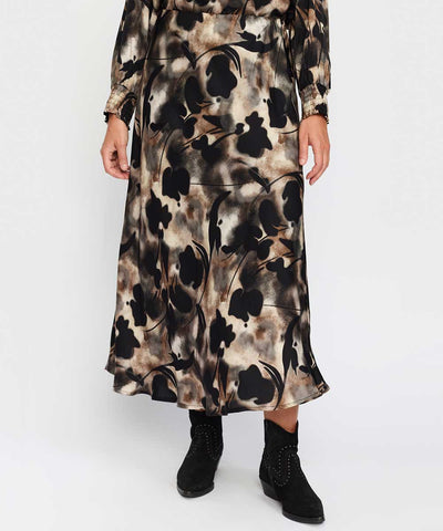 Mönstrad kjol framifrån