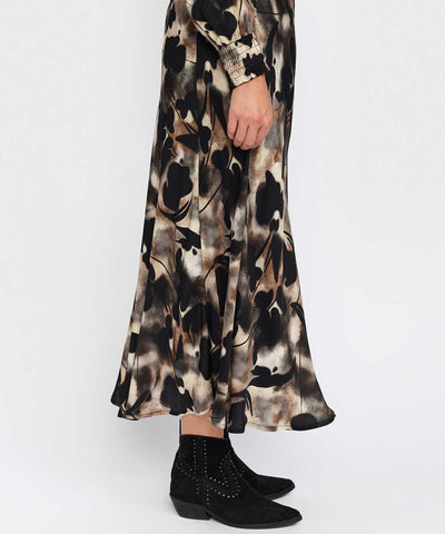 mönstrad kjol från sidan