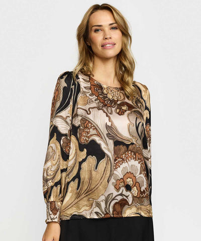 Guldig blus framsida