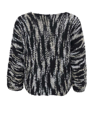 KARINE Stickad Jumper - Svart