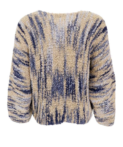 KARINE Stickad Jumper - Blå