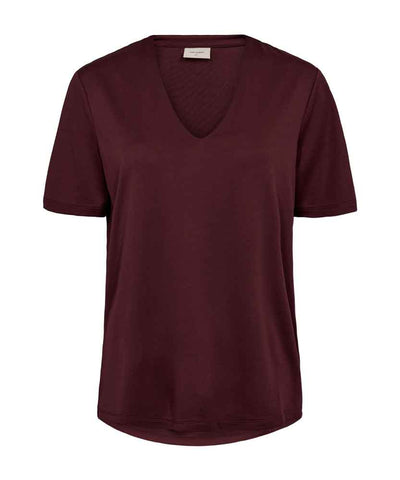 Vinröd t-shirt