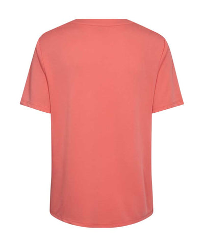 korallfärgad t-shirt bak