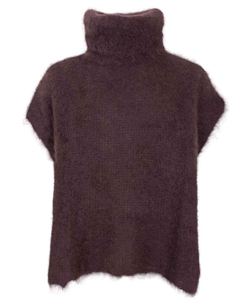 Brun väst med polo