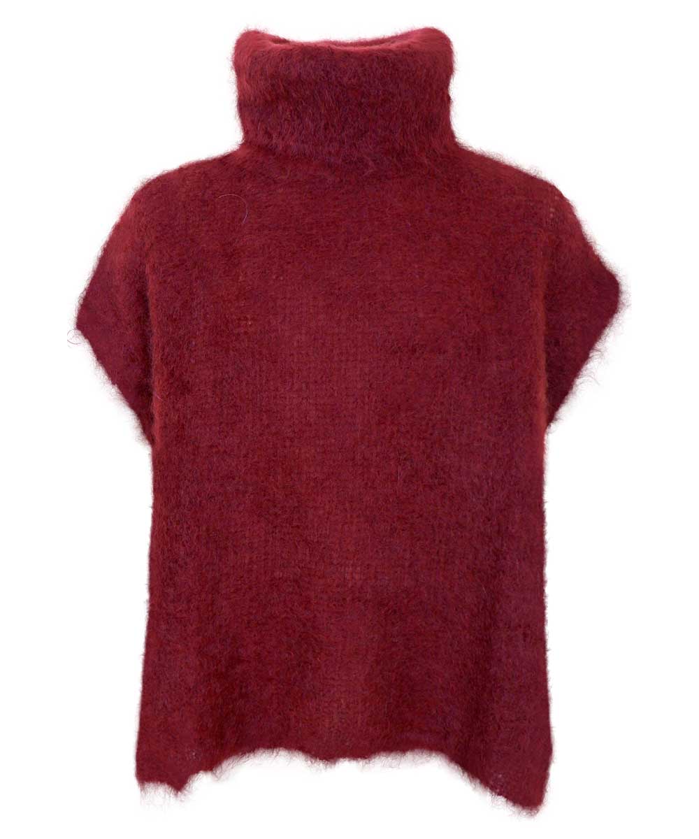 BJOERK Polo Väst - Vinröd