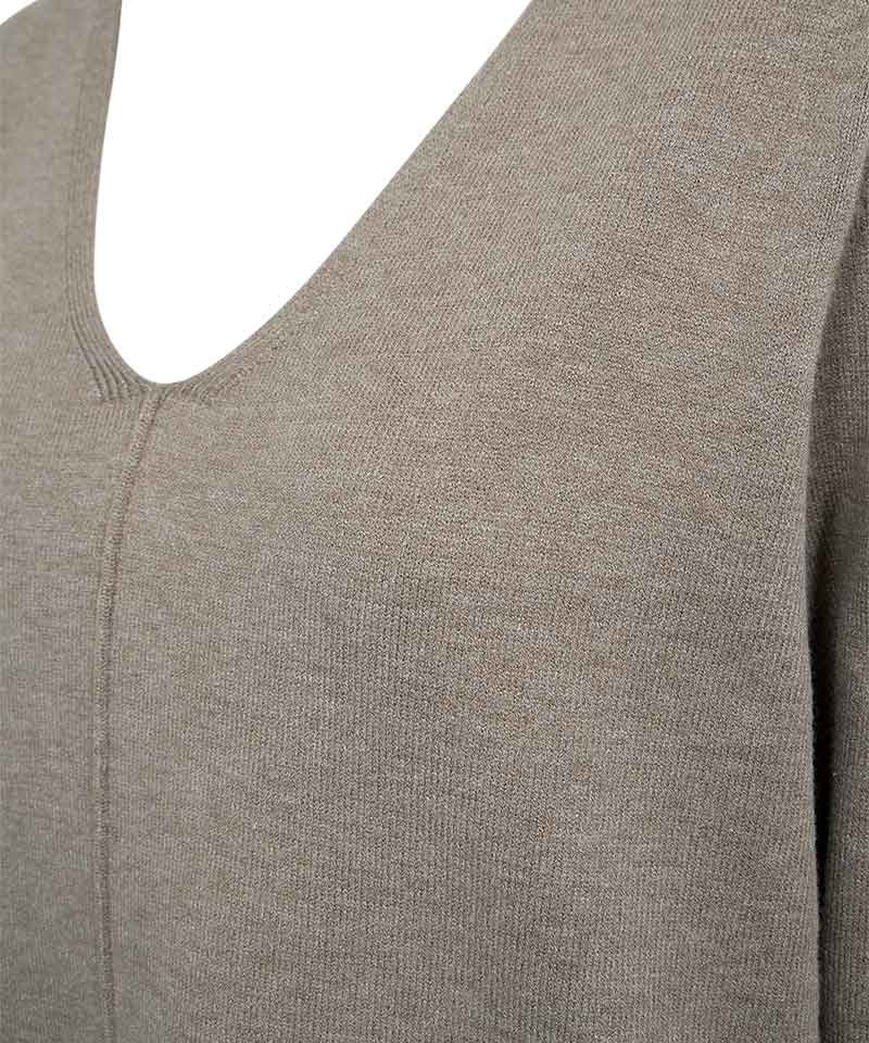 detaljer brun tröja