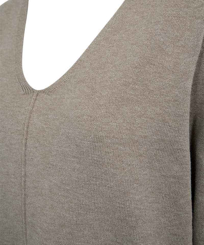 detaljer brun tröja