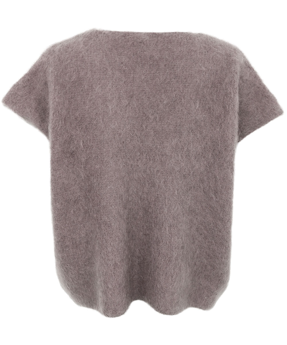 beige brun väst baksida