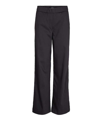 Mörkblå byxa i rak siluett