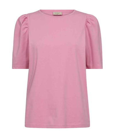 rosa t-shirt med puffärm