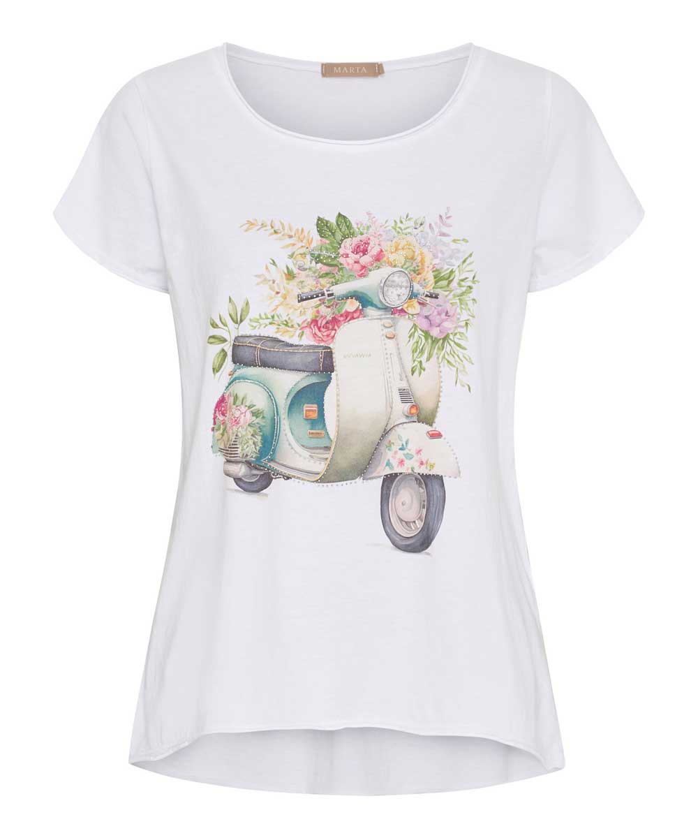 T-shirt med vespa