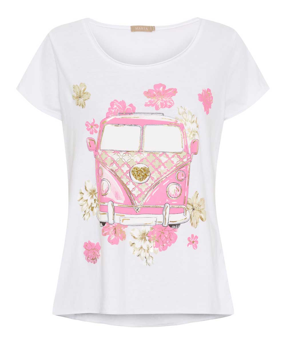 T-shirt med vw buss
