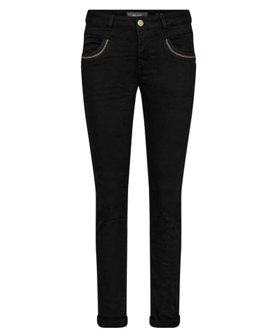 Svarta jeans med detaljer