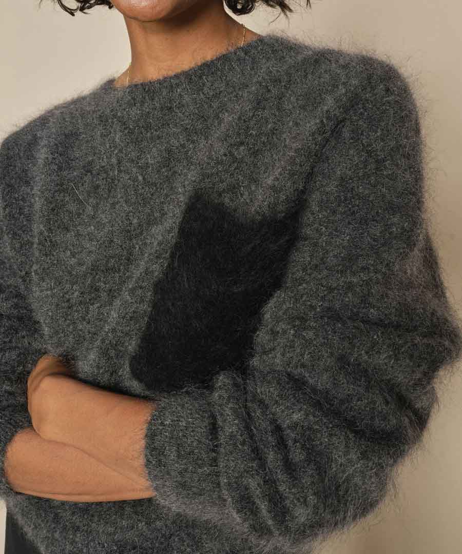 ALILA Mohair Knit - Grå