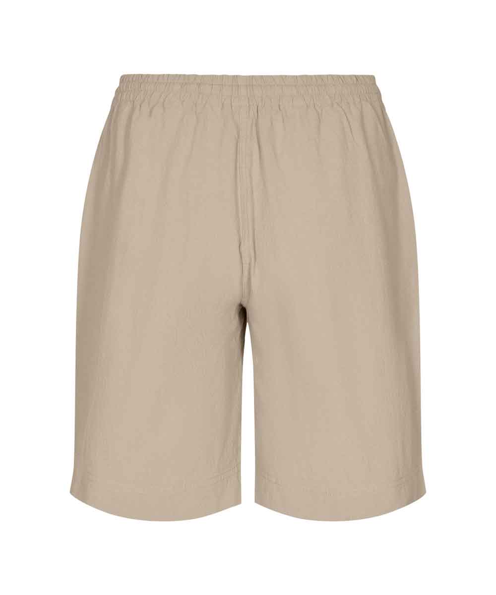 shorts i camelfärg bak