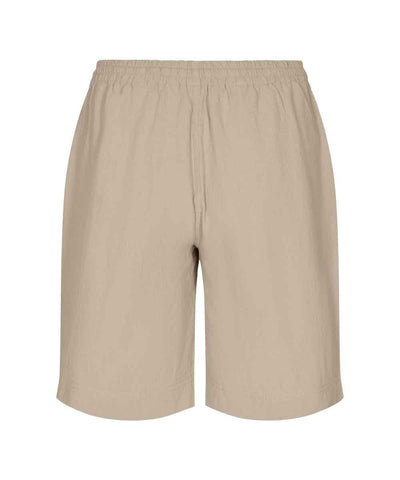 shorts i camelfärg bak