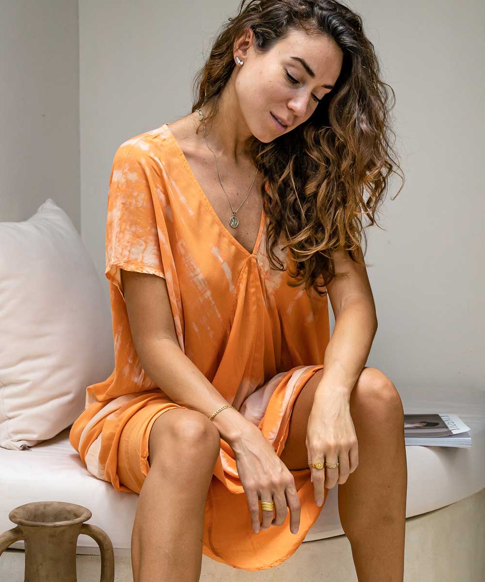 CAMELIA Kaftan - Orange