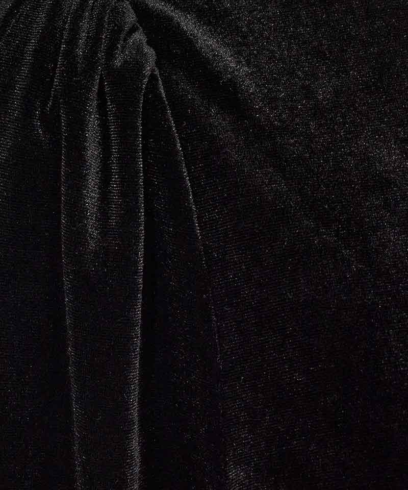 detlajbild svart sammetsklänning