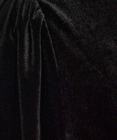 detlajbild svart sammetsklänning