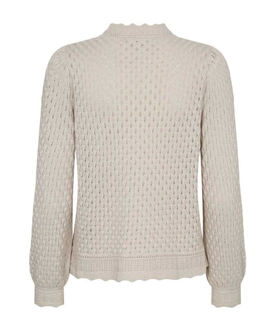 sandfärgad tröja baksida