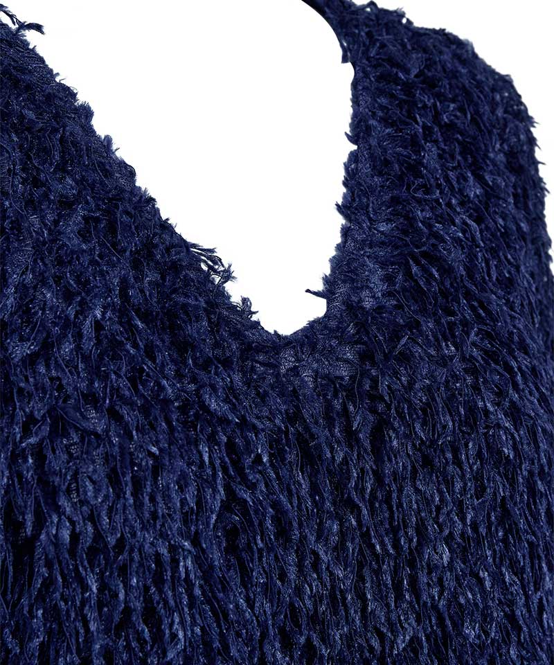 detaljer fluffig tröja