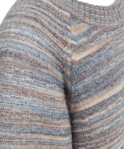 detaljer blå tröja