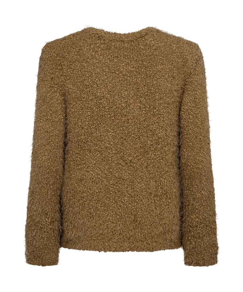 beige tröja bak