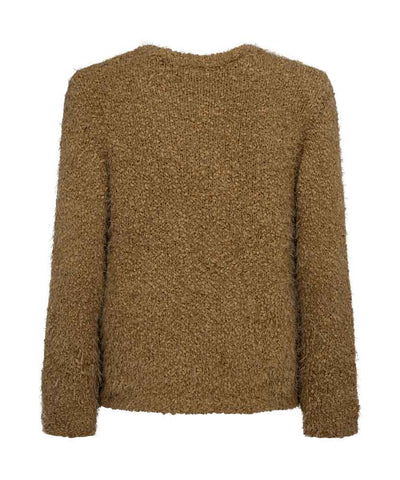 beige tröja bak