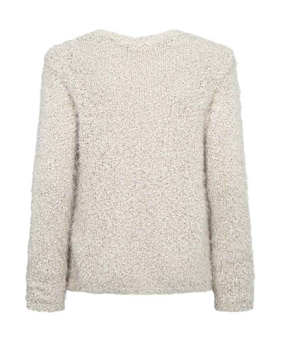 offwhite stickad tröja baksida