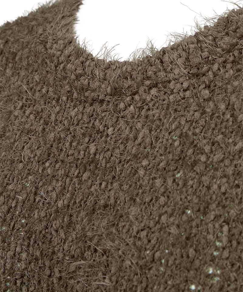 detaljer brun tröja