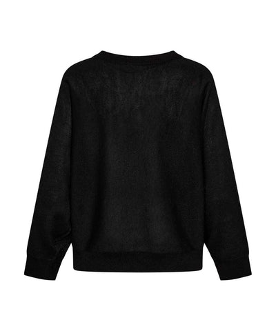 svart tröja baksida