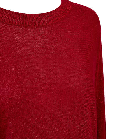 detaljer röd tröja