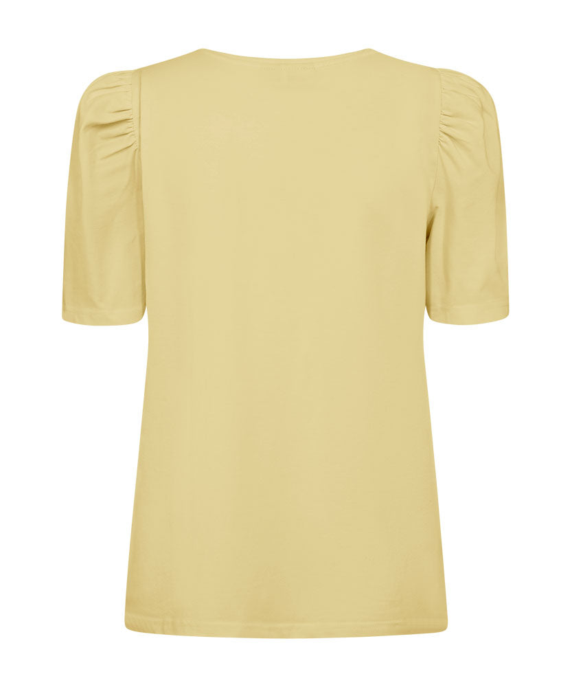 gul t-shirt baksida