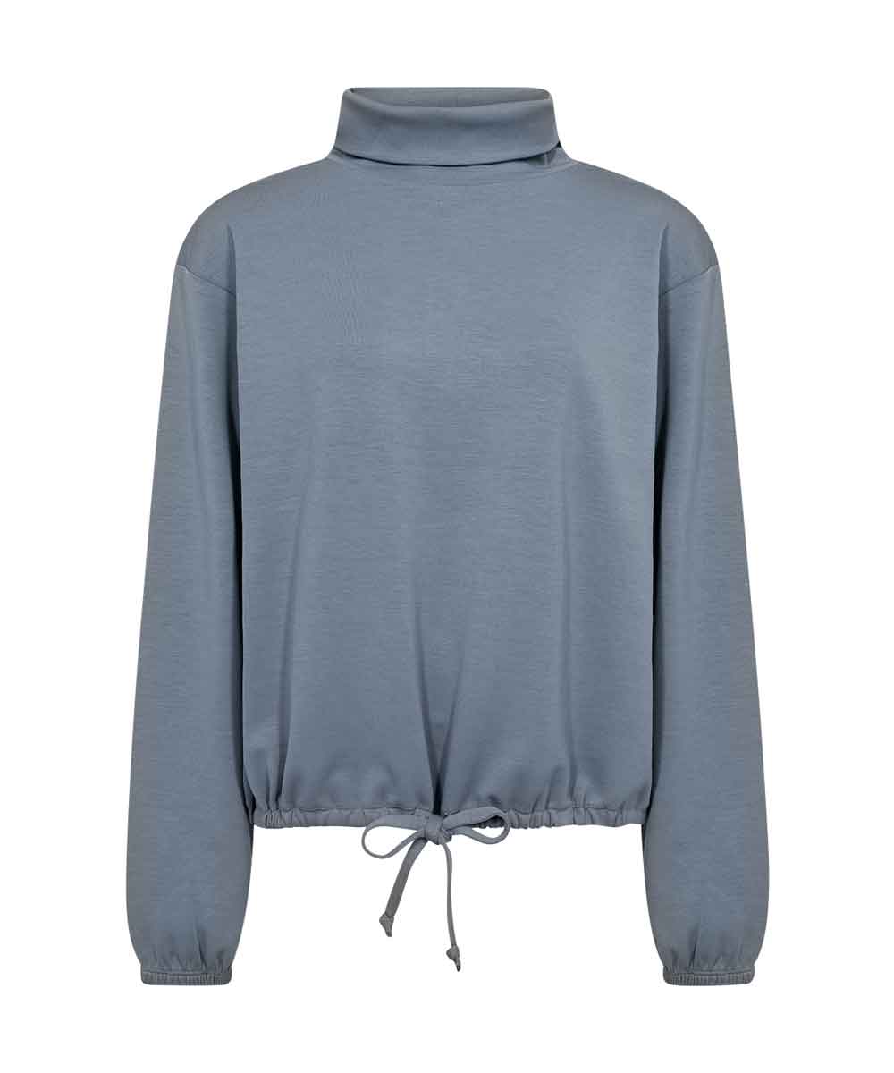 Blå sweatshirt