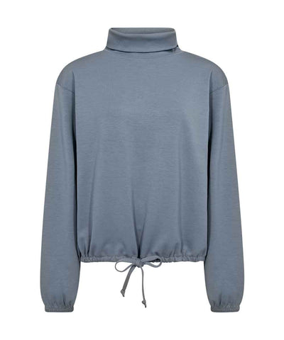 Blå sweatshirt