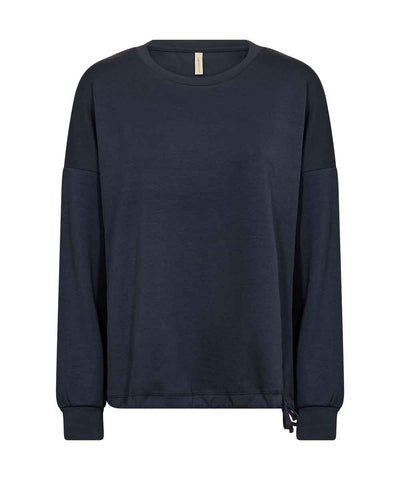 Blå sweatshirt