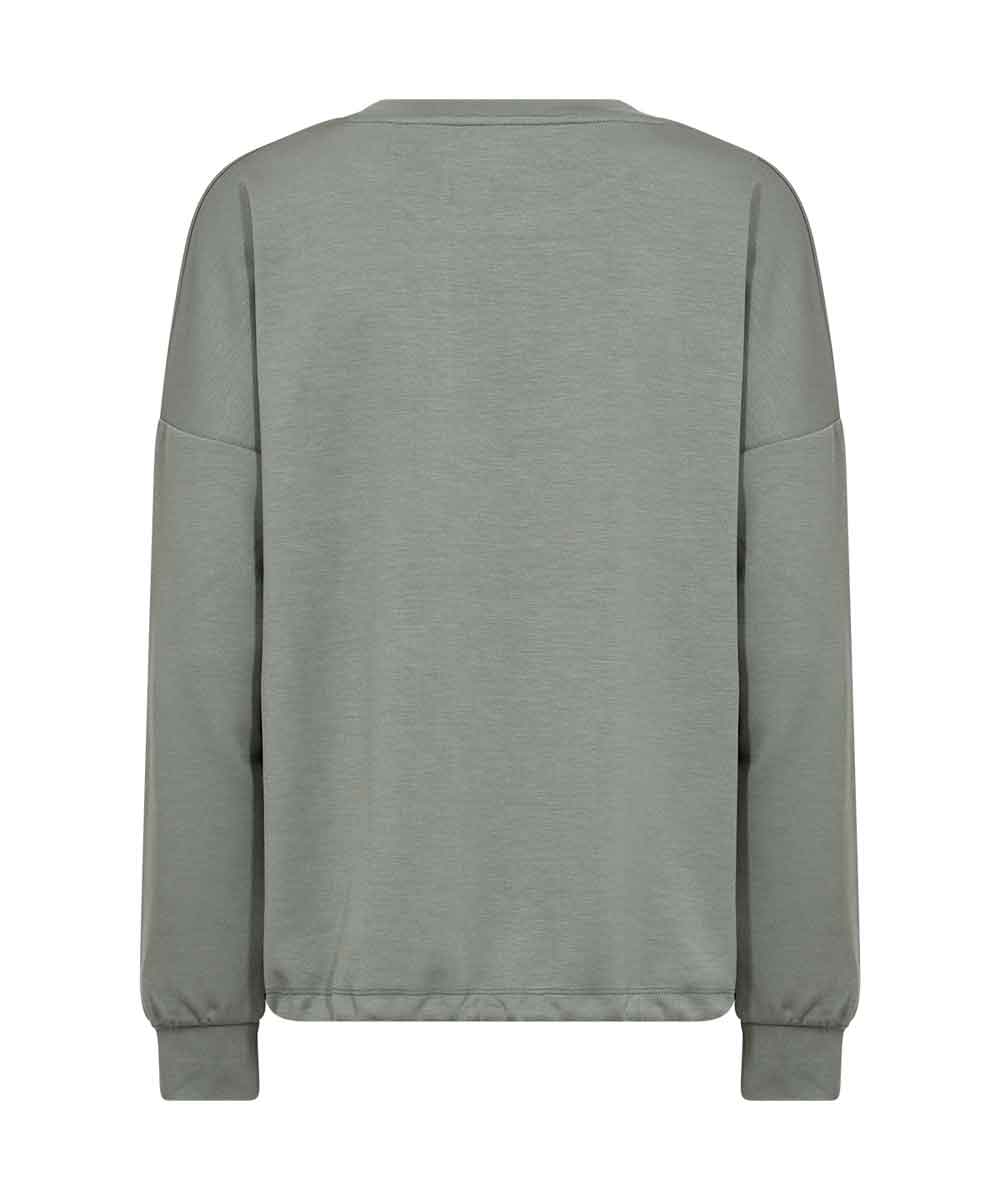 Grön sweatshirt baksida