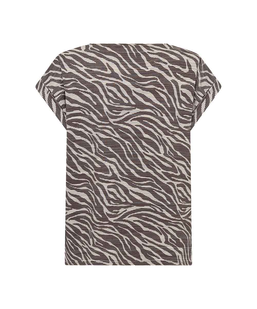 brun t-shirt baksida