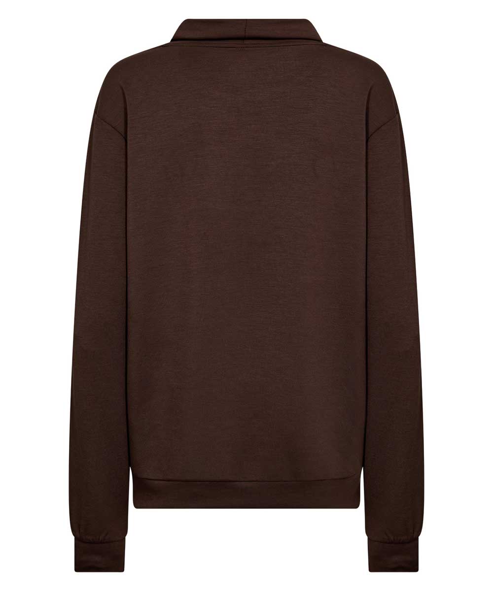 brun sweatshirt baksida