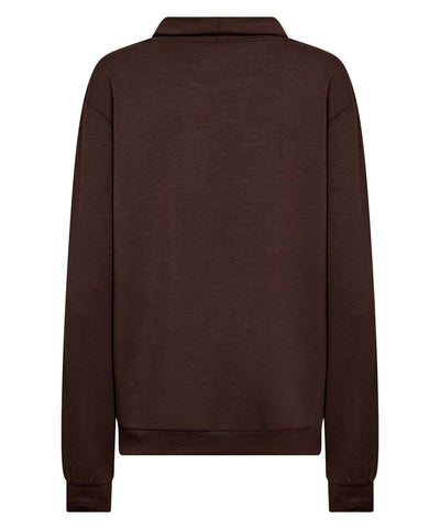 brun sweatshirt baksida