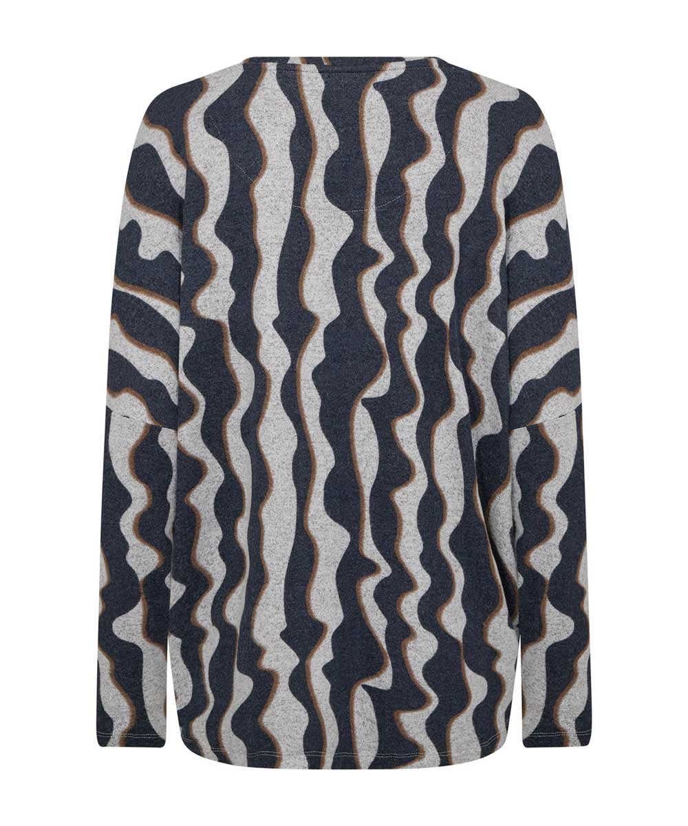 topp i blått baksida