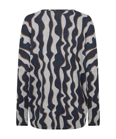 topp i blått baksida