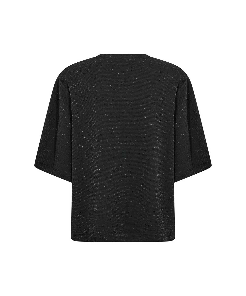 t-shirt med glitter baksida
