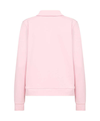 rosa sweatshirt med krage baksida