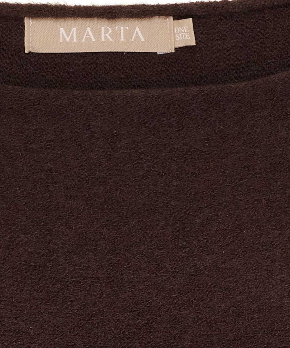 detaljer brun tröja