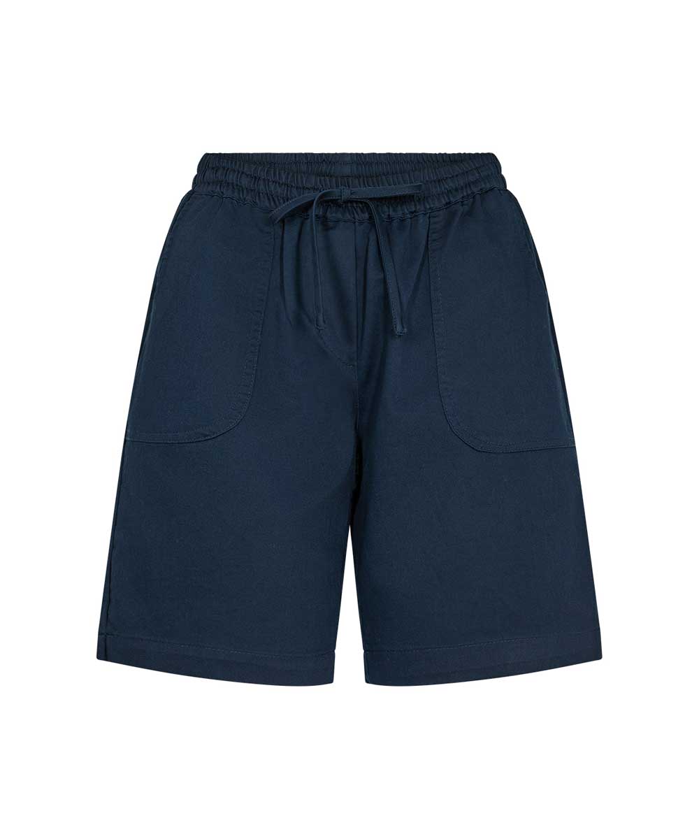blå shorts