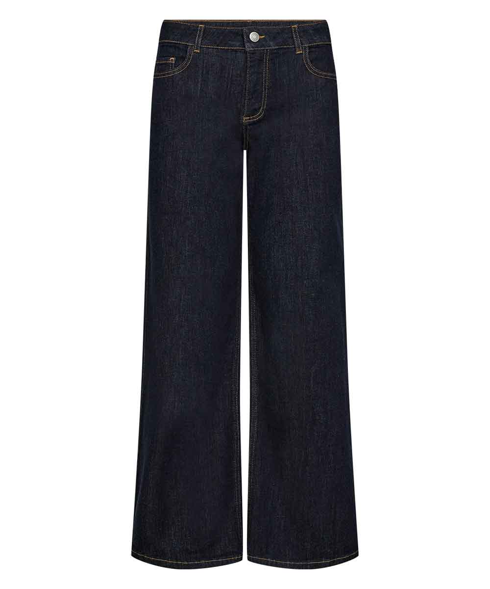 raka blå jeans