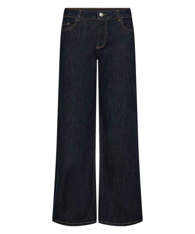 raka blå jeans